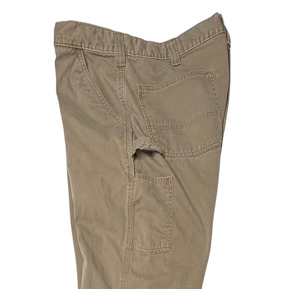 Carhartt B324 Relaxed Fit Carpenter Khaki Work Pants 36x30 Twill Utility Canvas - Picture 2 of 10